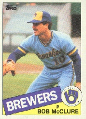 1985 Topps Baseball Cards      203     Bob McClure